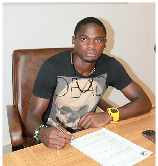 Shillong Lajong signs Cameroon International Charles Edoa Nga. 