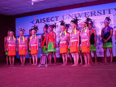The dance troupe from Garo hills which will perform in the ISL opening in Guwahati on Saturday