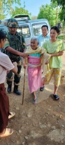 BSF assists senior citizens in casting their votes in border areas