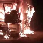 Miscreants torch govt vehicle in Shillong