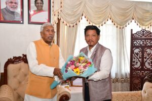 Meghalaya CM calls on Govenor at Raj Bhavan