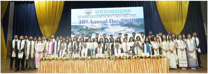NEIGRIHMS holds 16th annual day, graduation ceremony for medical and nursing graduates